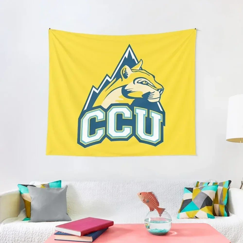 new Colorado Christian-Cougars Tapestry Wallpaper Bedroom Room Decorations Aesthetic Wall Coverings Bedrooms Decor Tapestry