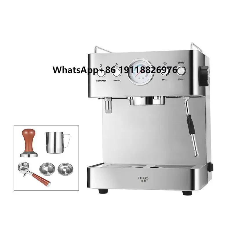 

High Quality Portable Commercial Supplier Stainless Steel Body Technology Commercial Coffee Machine with Accessories