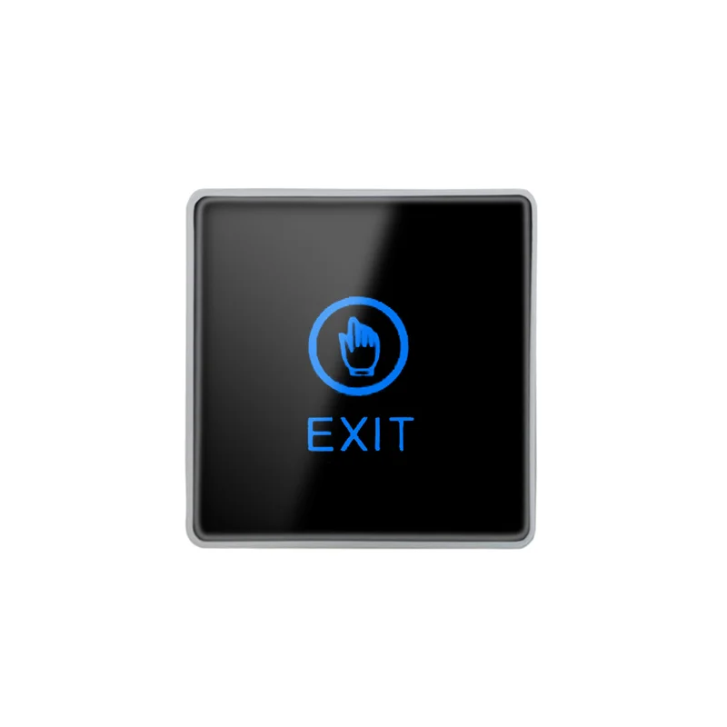 

LED Light 12V Touch Screen Door Exit Button Touch Sensor Switch For Access Control System