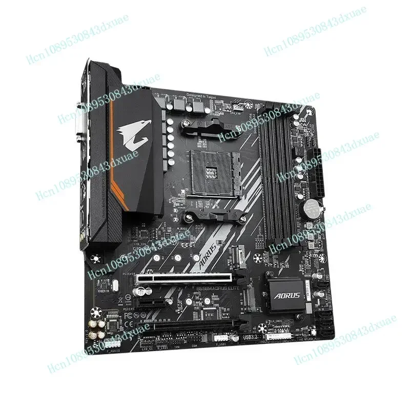 لوحة أم جديدة AMD GA B550M AORUS ELITE + وحدة معالجة مركزية AMD R5 5600G + سلسلة Asgard W2 DDR4 16G (8G * 2) 3200 MHz RGB RAMs مقبس بدلة AM4