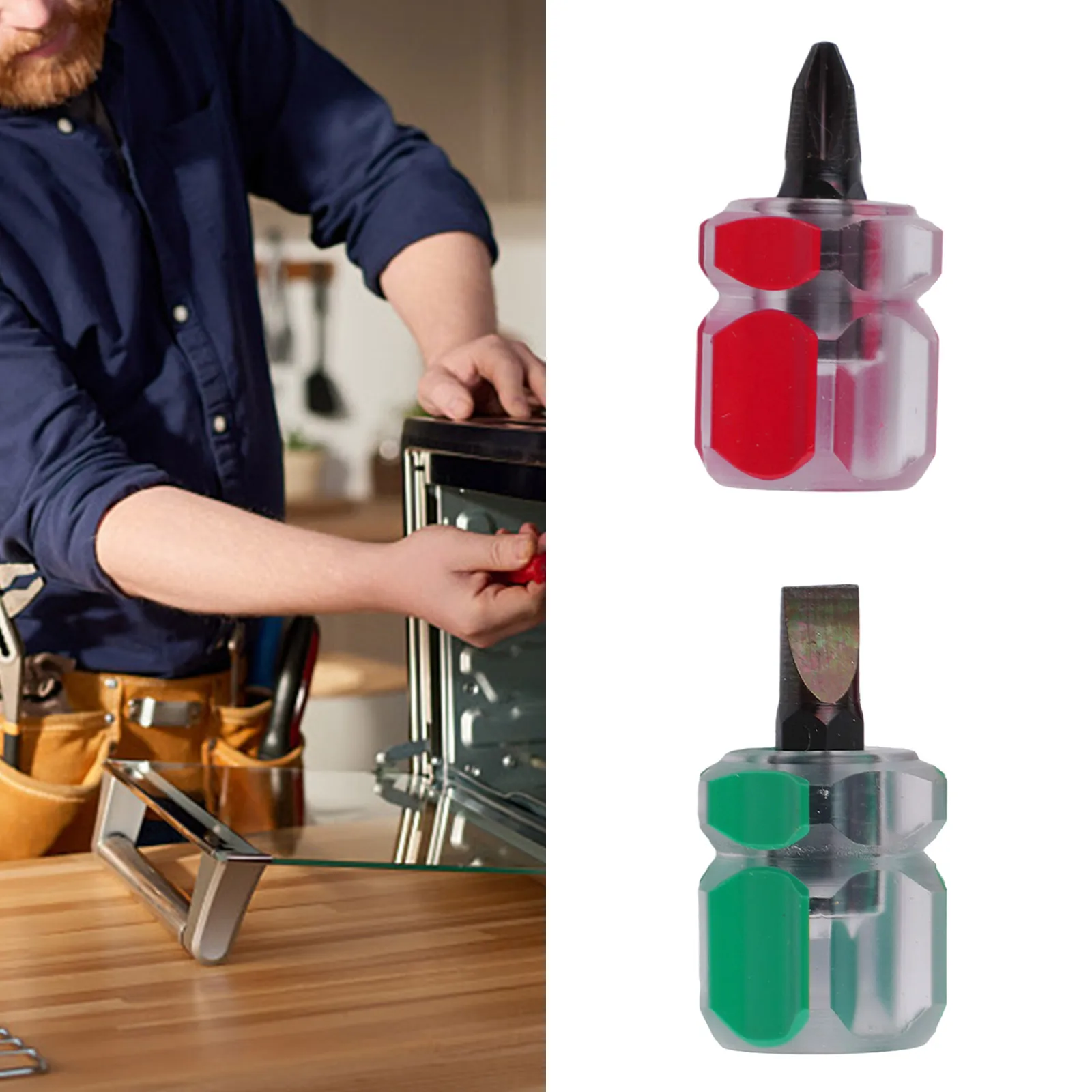 Отвертка с небольшой плоской/перекрестной головкой, инструменты для ремонта, инструменты для отвертки, 2 шт.