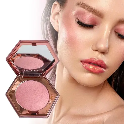 Imagen 2 del producto Resaltador de diamantes, paleta bronceadora facial, brillo de platino, polvo para contorno de cara, iluminador de Base corporal Flash, maquillaje ligero de agua