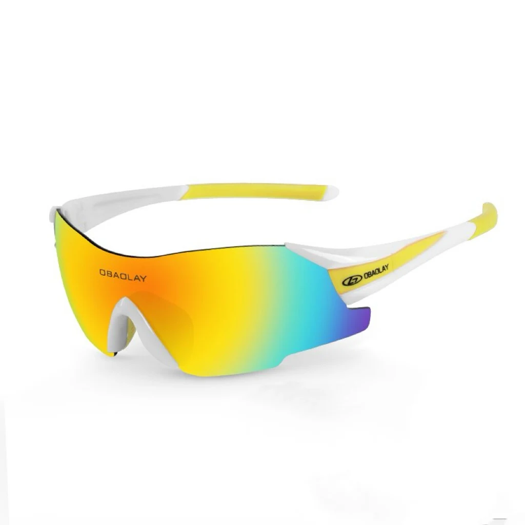 Obaolay-Lasted Professional Polarized Cycling Sports Glasses, Running, Fishing, Running, UV400 Goggles for Men and Women