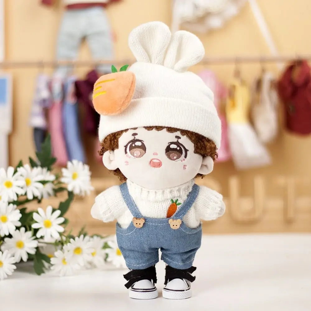 Idol T-shirt Suit Carrot 20cm Cotton Clothes Bear Mini Clothes Cotton Costume Accessories Fashion 20cm 20cm Clothes Girls