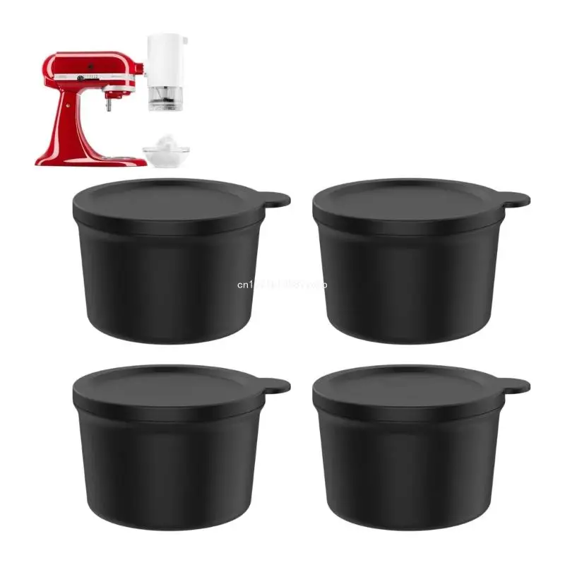Moldes de repuesto para afeitadora  hielo, vasos para KitchenAid, accesorio para afeitado, 4 piezas, envío directo