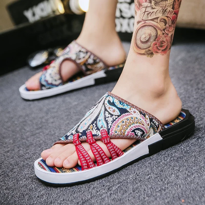 Sandals Man Beach Slippers for Men Eva Canvas High Quality Shoes Fashion Cheap Liquidation Elegant Designer Luxury Low Price Pvc