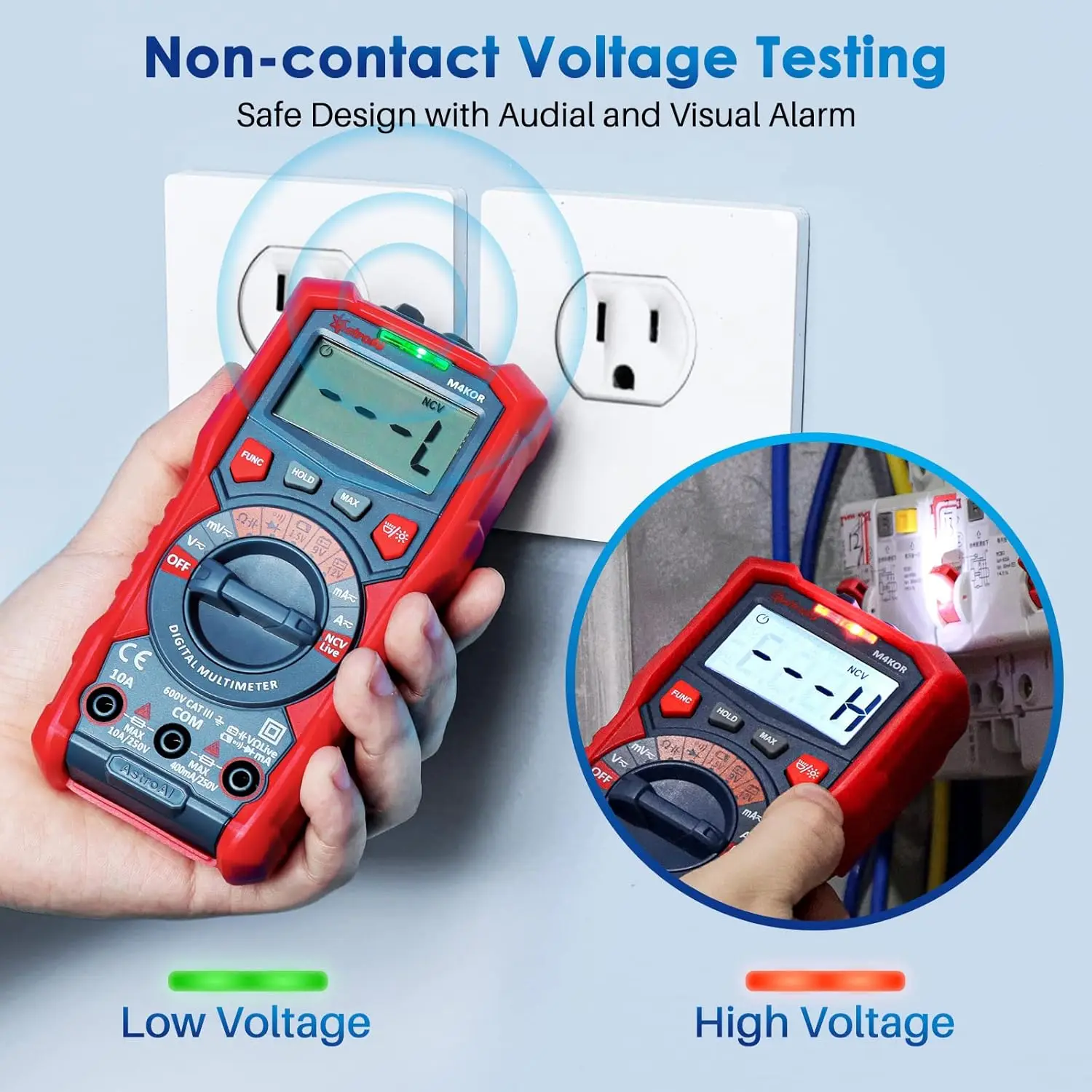 Multimetro M4K0R e multimetro DM200M