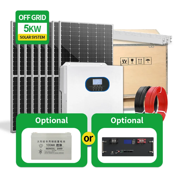 Hybrid Solar Power System 3KW to 20KW Complete Off-Grid Kit with Battery Inverter for Home Use Solar System 6KW Power