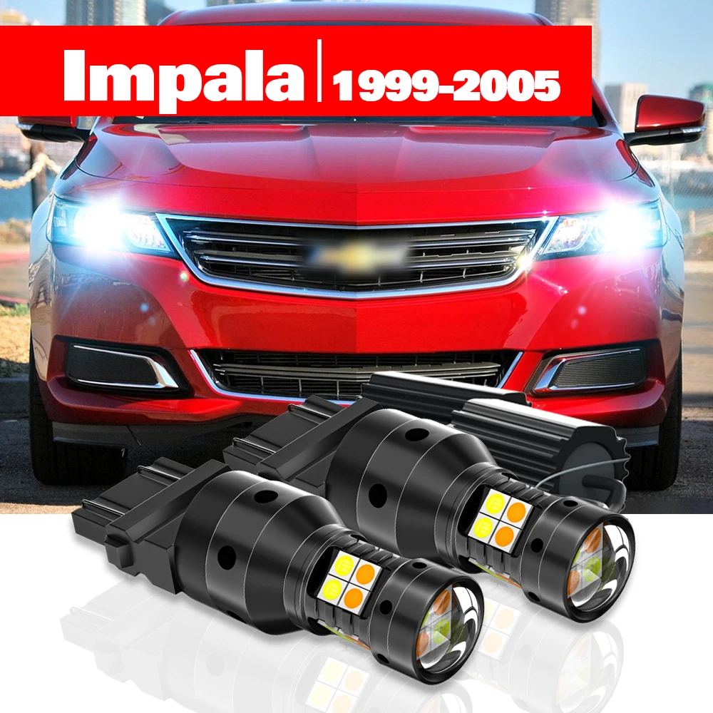 

For Chevrolet Impala 1999-2005 2pcs Dual Mode Turn Signal+Parking Light LED 2001 2002 2003 2004 Accessories