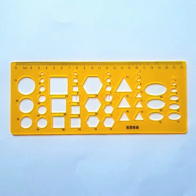 

1pcs Drawing Circle Template, Circular Ruler Design, Drawing Multi purpose Models, Drawing Geometry