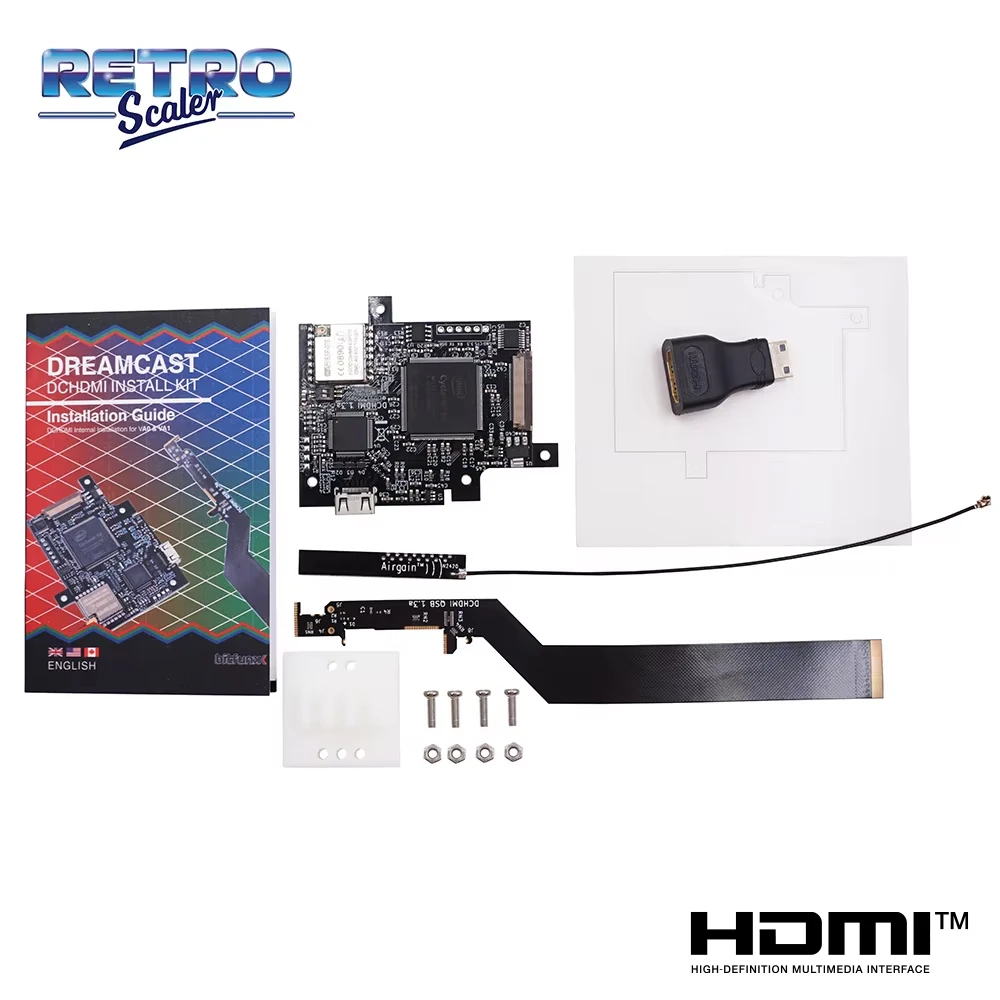 RetroScaler DCHDMI Kit High Definition 1080p for SEGA Dreamcast