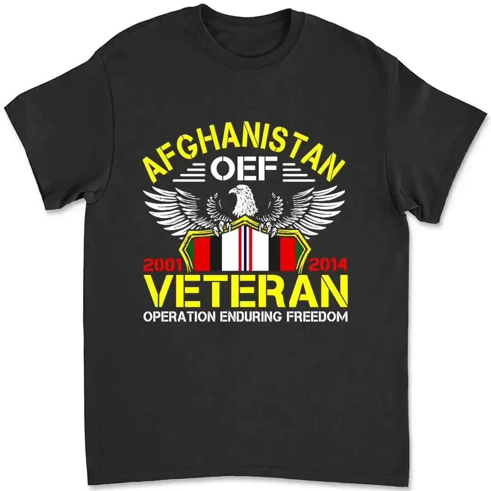 Afghanistan Oef vétéran opération liberté durable 2001 2014 aigle T-shirt 66OO