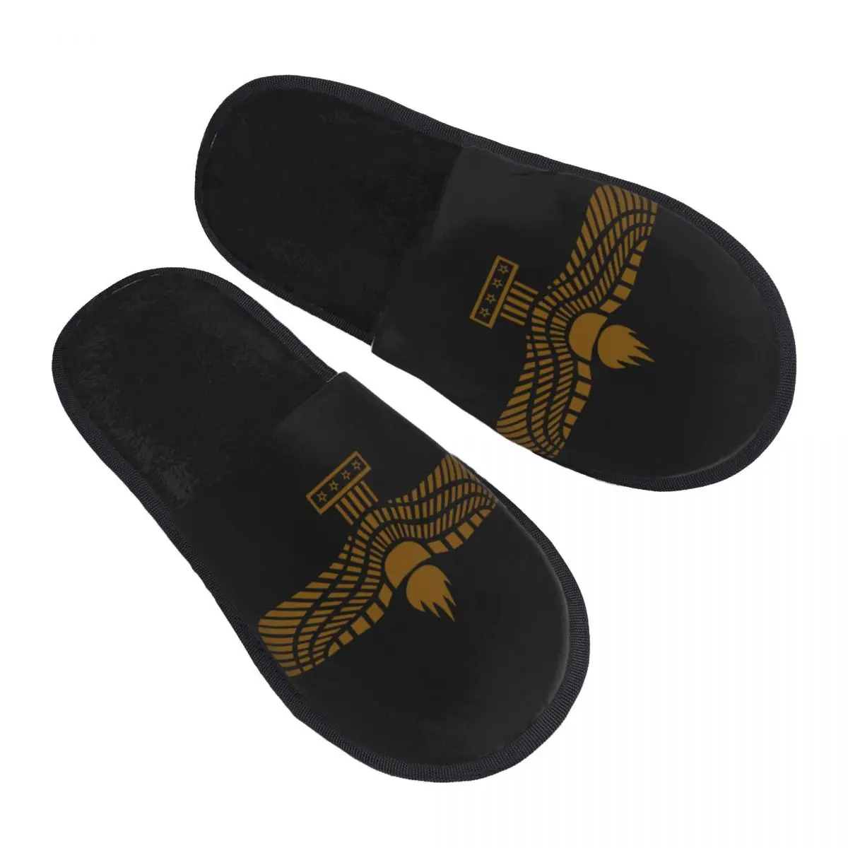 

Aramean Suryoyo Syriac Flag Guest Slippers for Spa Women Custom Print Assyria House Slipper