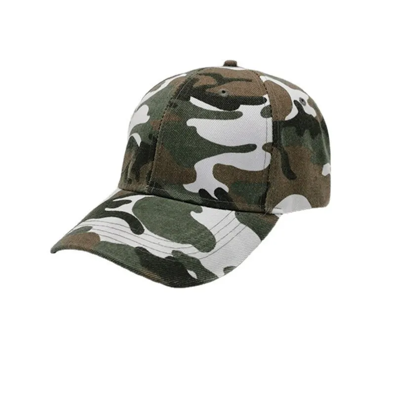 Outdoor Sports Korean Version Hat Men\'S Tactical Foreign Trade Cap, Cap, Women\'S Camouflage Baseball Cap, Solid Color Sunscreen