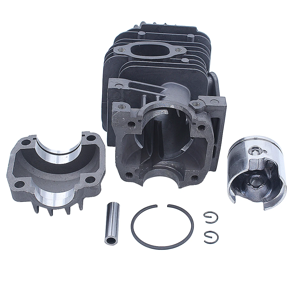 34 مللي متر اسطوانة مجموعة كبّاس ل Zenoah 2500 25CC G2500 Alpina A305 المهنية البنزين المنشار اكسسوارات