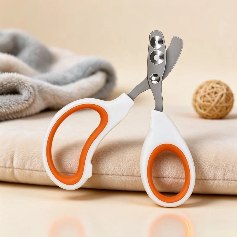 Pet Nail Clippers Double Hole Cat Claw Scissors Puppy Nail Cutter for Kitten Small  Grooming Trimmer