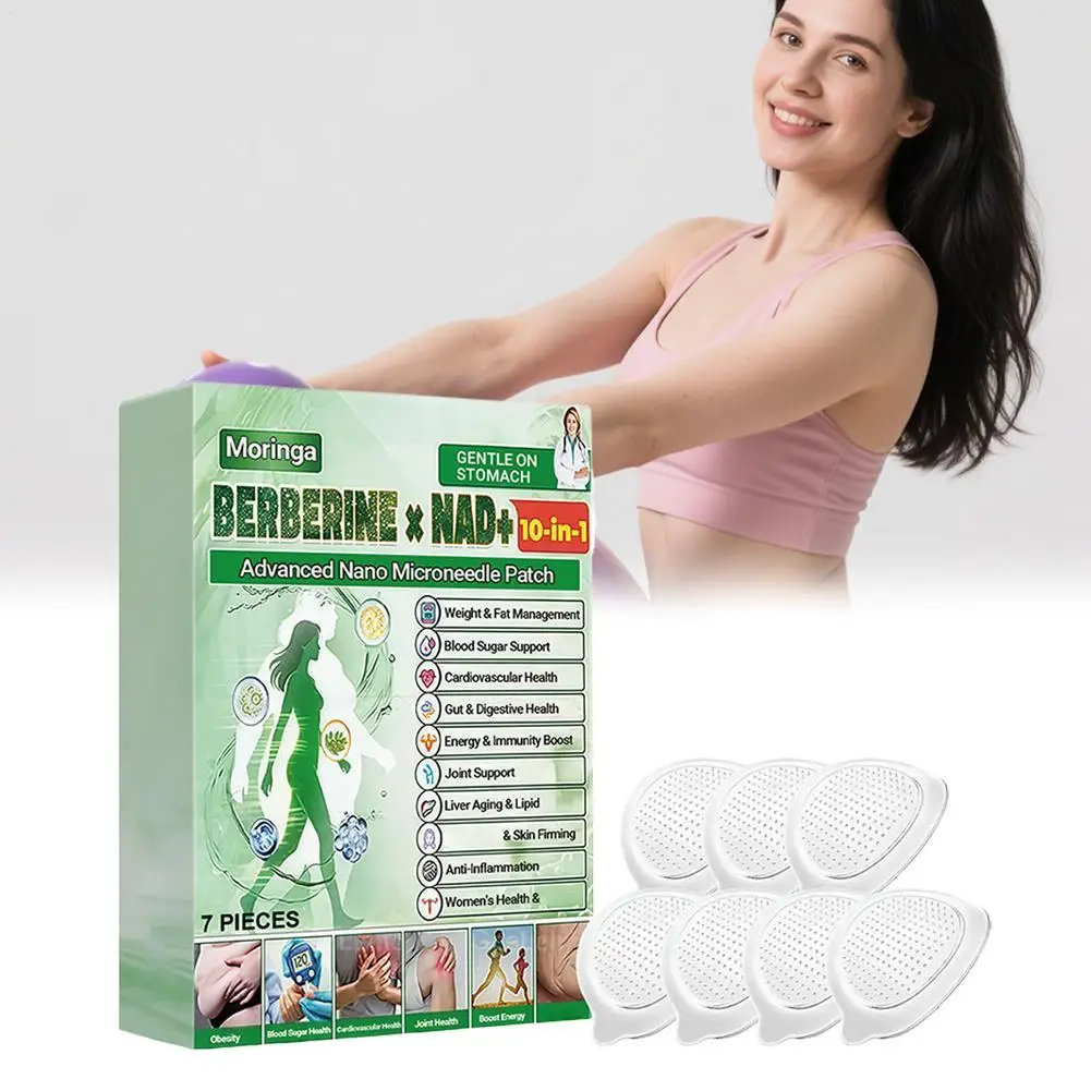 

Moringa Body Sculpting Microneedle Patches Breathable Gentle Skin Firming Sticker Weight Management Women&Men Health Care
