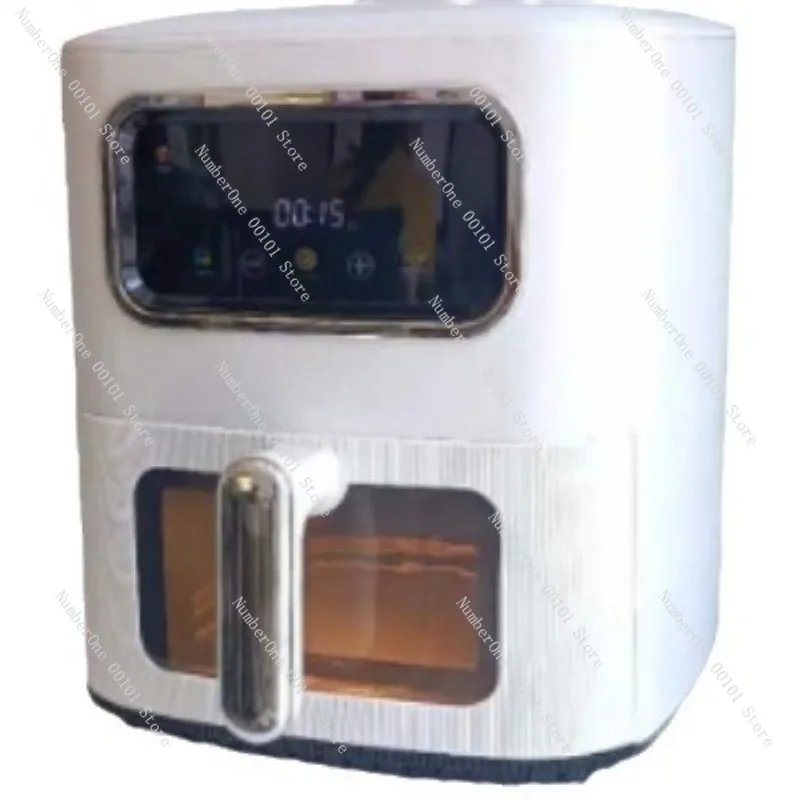 Smart Air Fryer Large Capacity Oil Free Fryer Digital Touch Screen Electric Fryer Visual Window French Fries Maker Multifunction