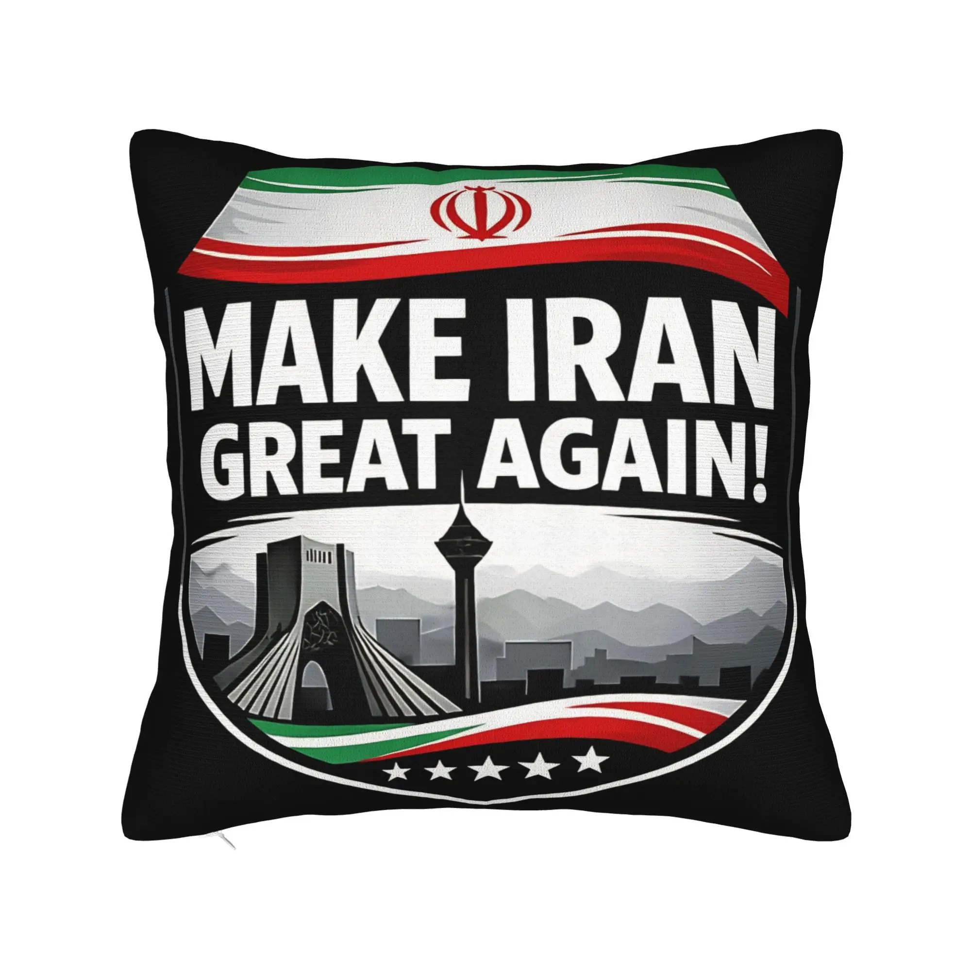 Make Iran great again (3) Pillow Cover  Soft Cushion Cover Novelty Pillow Case For Chair Sofa Home Decor