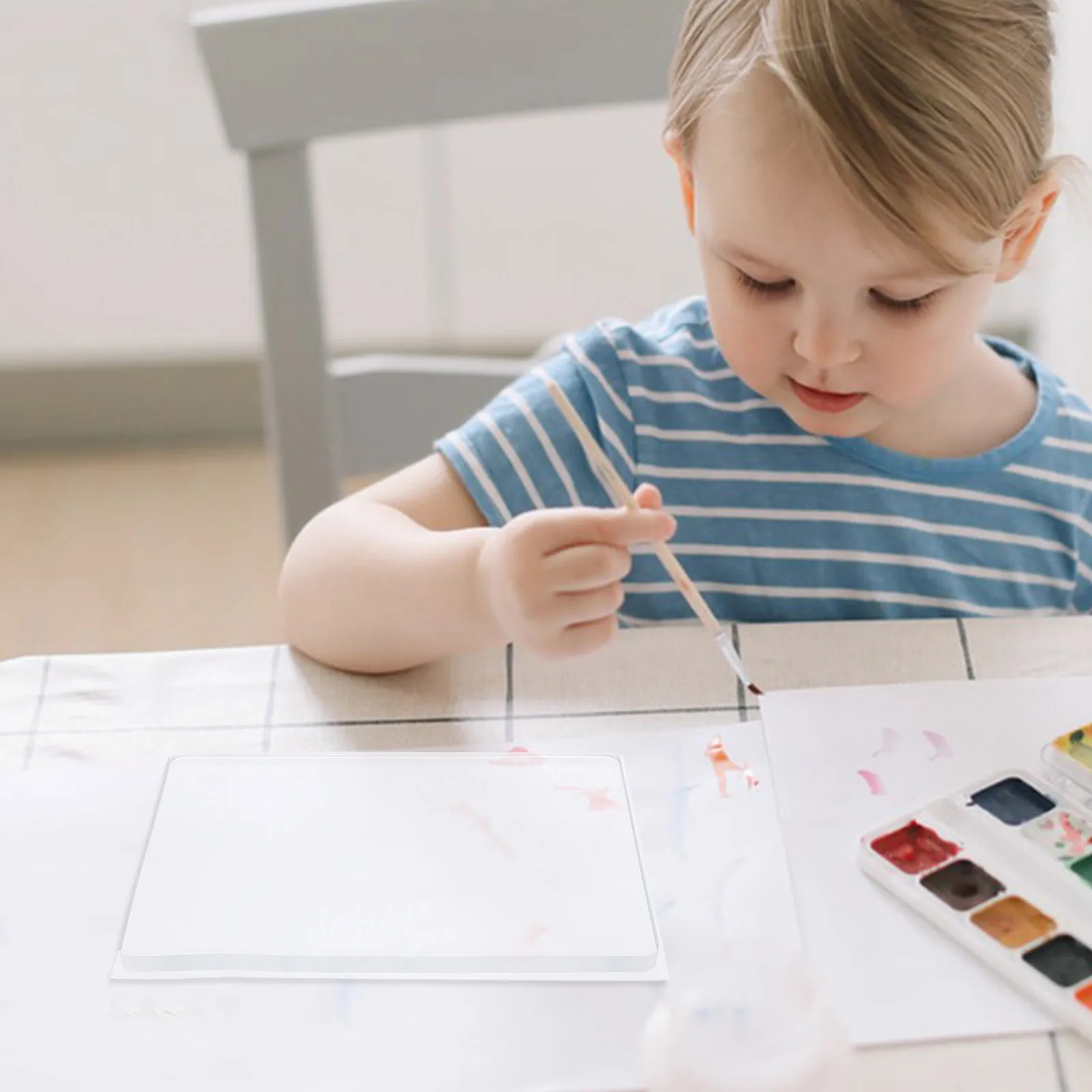 

Reusable Gel Printing Plate for Kids 10Mm Thick Soft Non-Stick Printmaking Art Craft Supplies Transparent DIY Gel Press