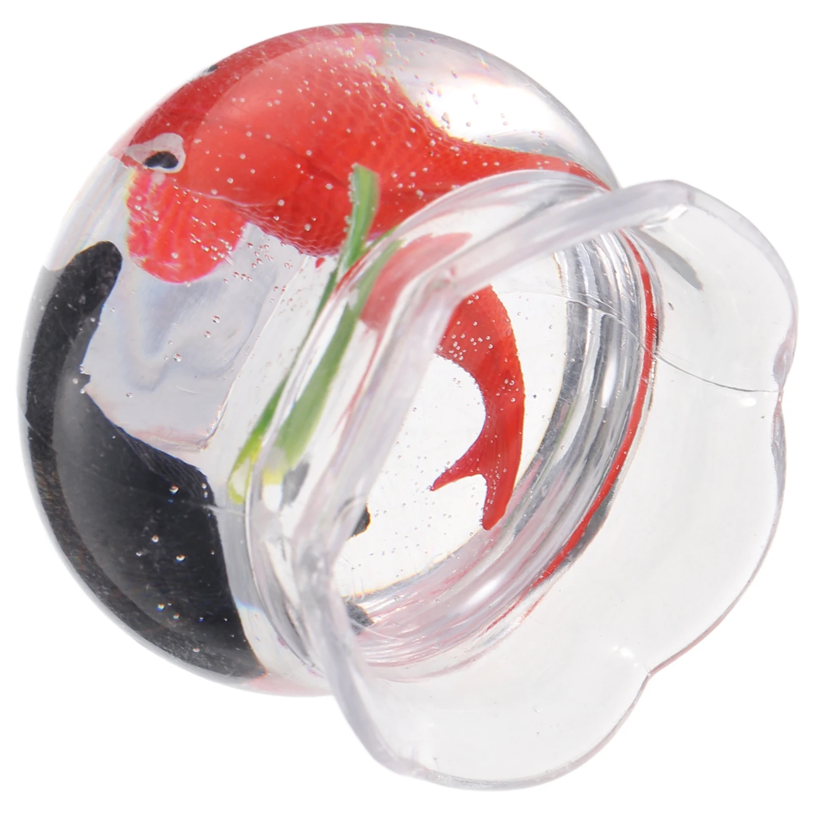 

Miniature Koi Fish Tank Realistic Appearance Ideal for Small Spaces Easy Maintenance Decor Fish Tank Accessories