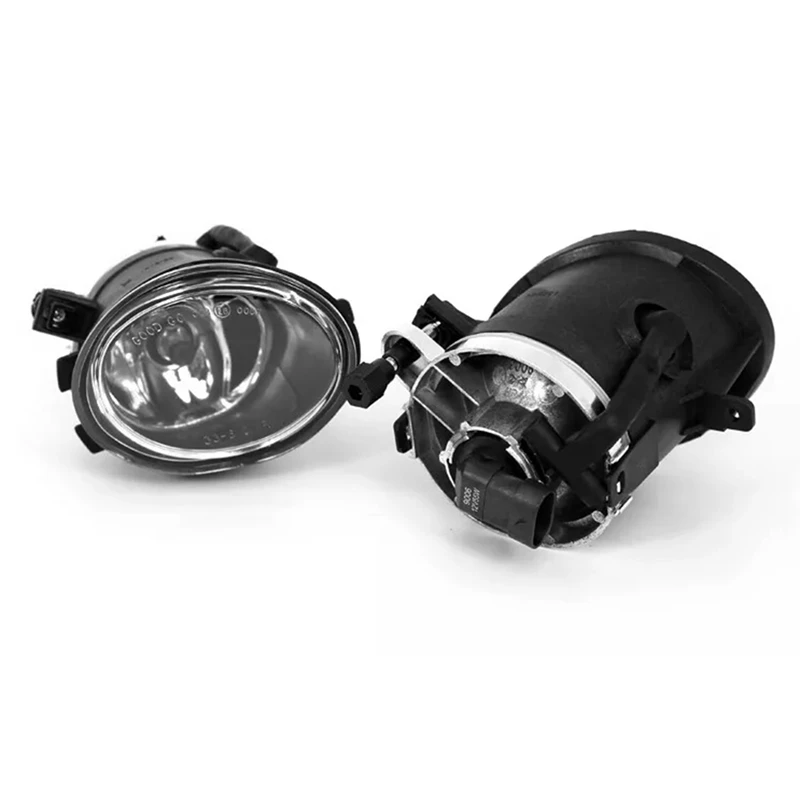 1Pair Front Bumper Fog Lights Replacement Clear Fog Lamps For BMW E39 525I 530I 540I 2001-2004 63176900221 63176900222