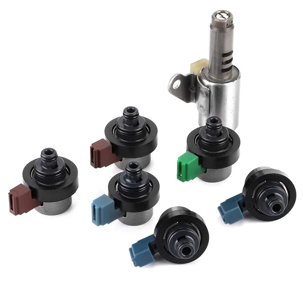 7PCS 4EAT Transmission solenoid kit For Subaru Forester 2.4L 2.5L solenoid valve 31939AA052 31939-AA052