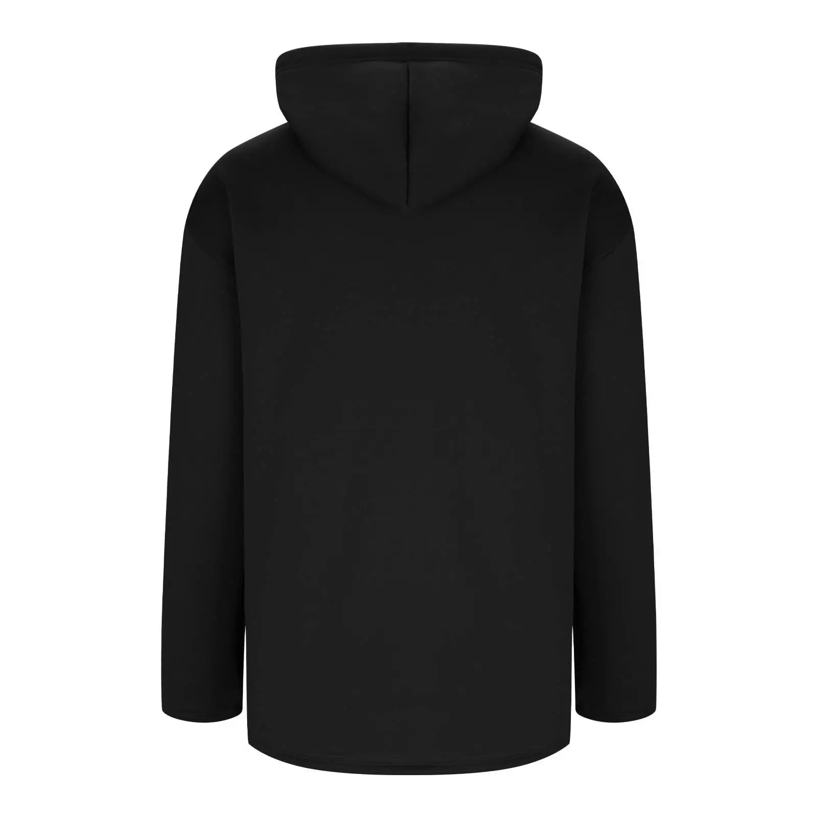 Felpa da donna con cappuccio a maniche lunghe, comoda, casual e alla moda, con scollo a V, tinta unita, abbigliamento da donna