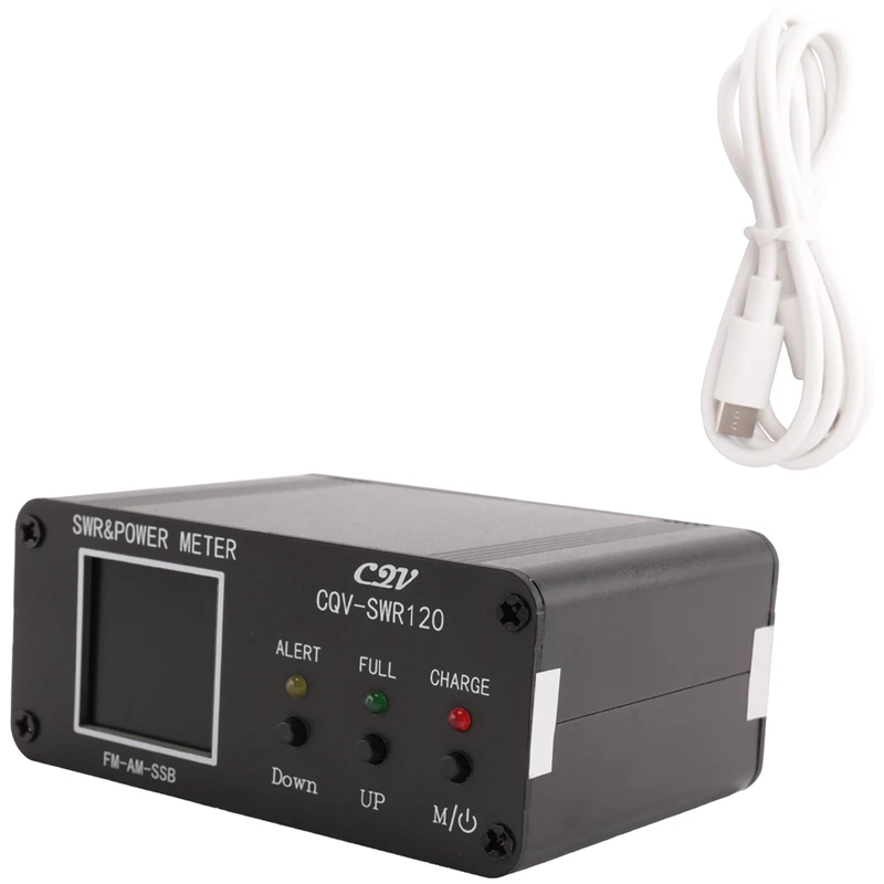 

1 PCS CQV-SWR120 120W SWR & Power Standing Wave Meter High Standing Wave Alarm Function 240 X 240 Full Color HD Display