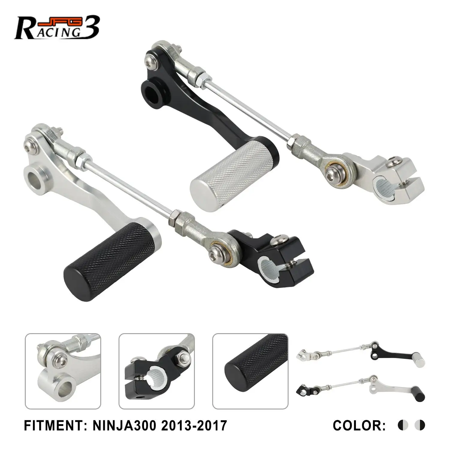 

Gear Shifter Shift Footrest Pedal Lever Motorcycle Accessories For Ninja300 2013 2014 2015-2017 Motocross Aluminum Dirt Pit Bike