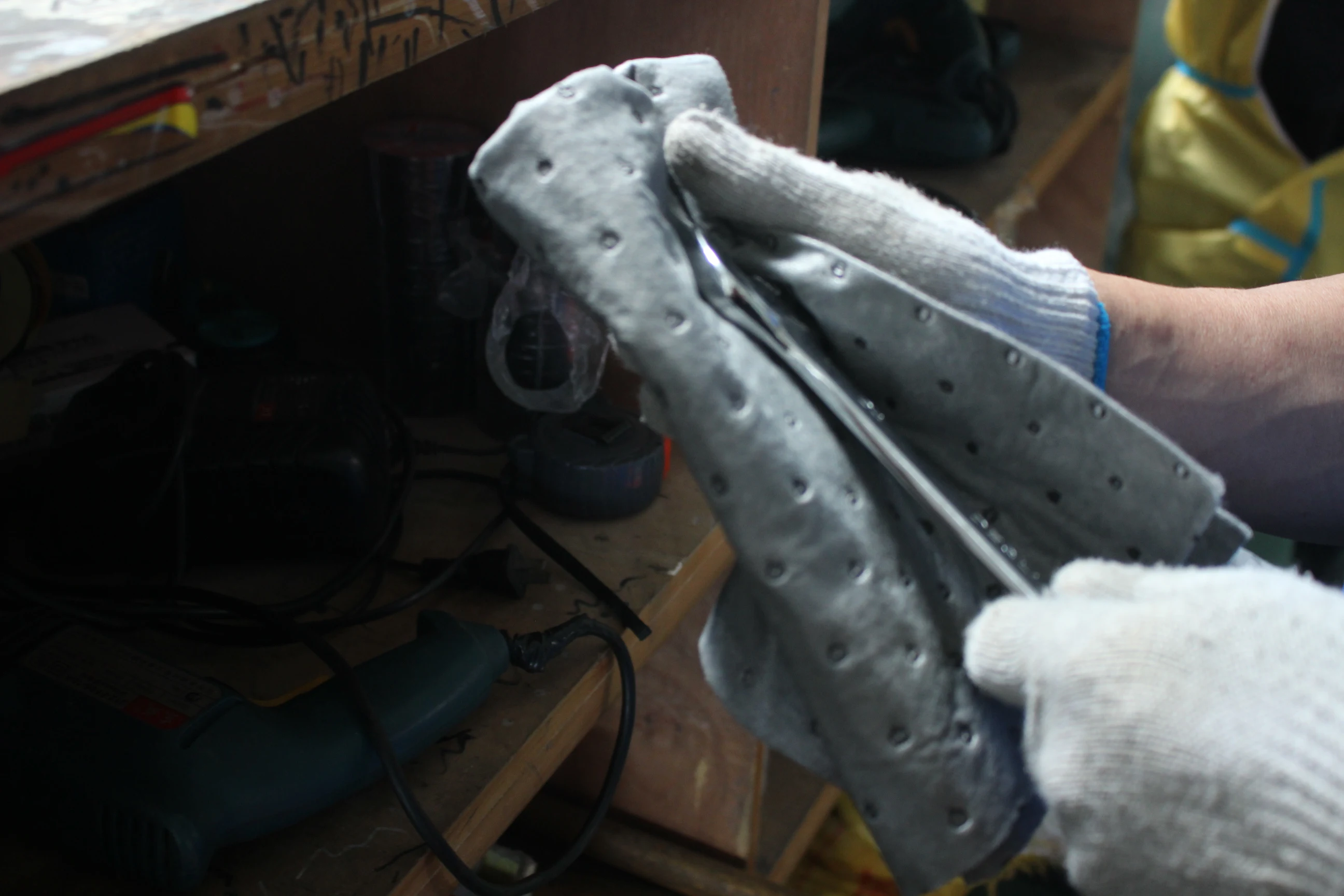 Foglio assorbente monouso universale Comodo materiale PP dimmerato Design conveniente della borsa per tampone assorbente per perdite d'olio