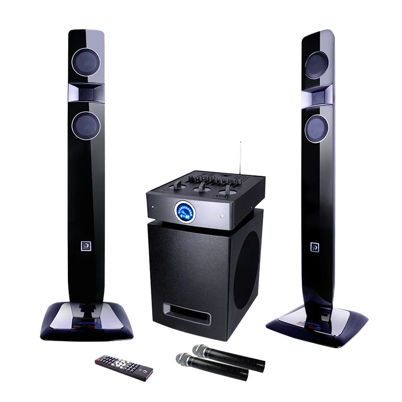 Discounted Altavoz Sound Column 2.1 home theatre system Parlante  karaoke speaker machine caixa de som