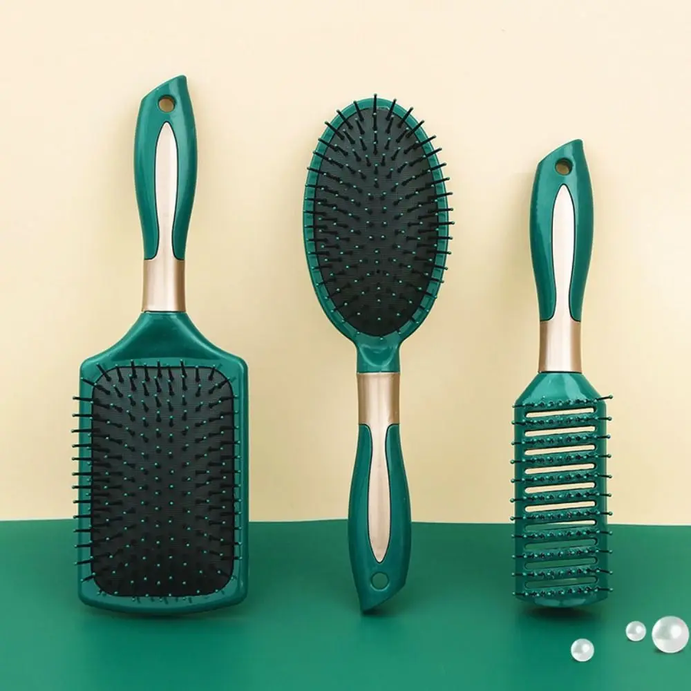 

Зеленая серия, расческа на воздушной подушке, водонепроницаемая портативная расческа с подушкой безопасности, антистатическая дуговая структура, массажная расческа для кожи головы, салон для дома