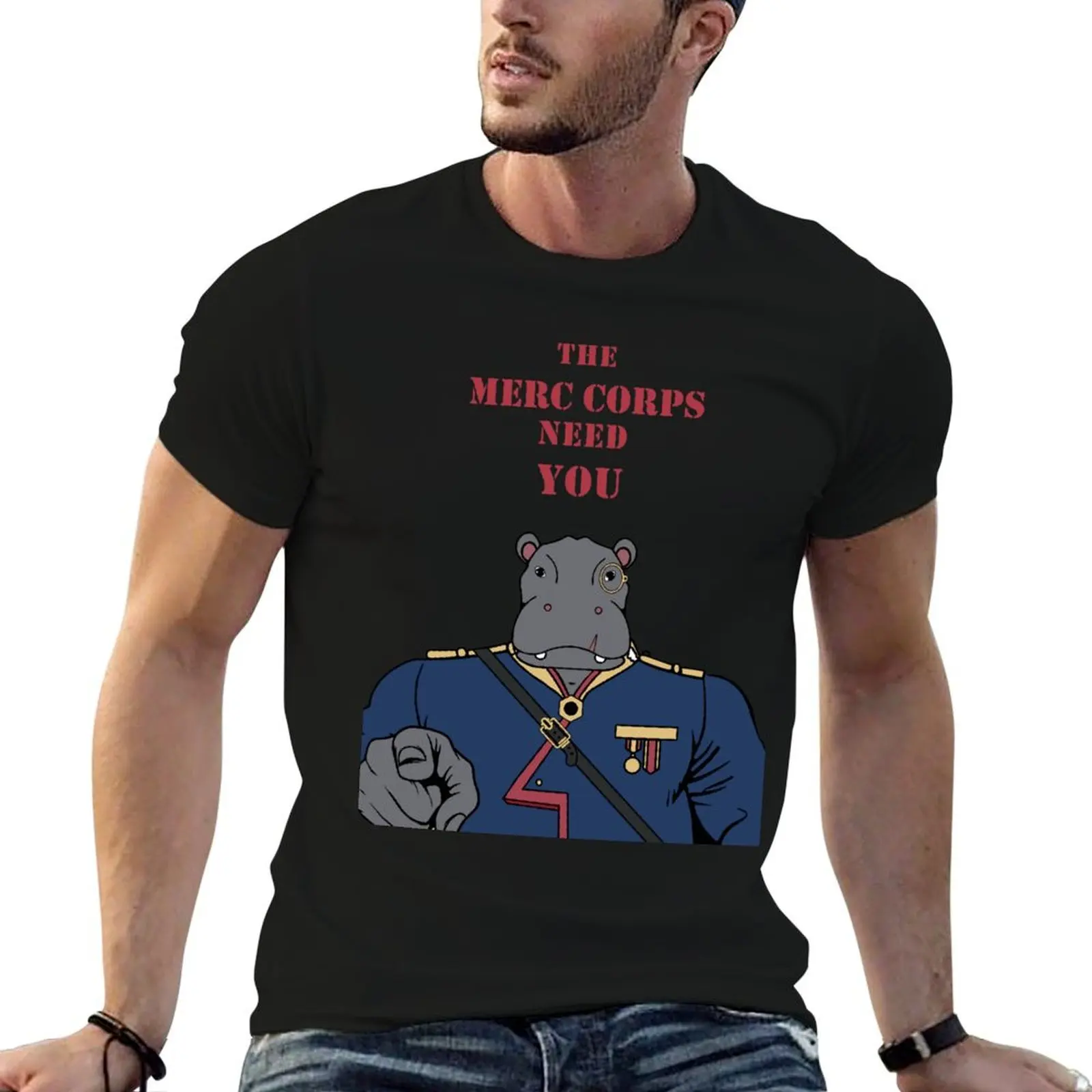 The Merc Corps Need You! T-Shirt High Elasticity Sports Tee Shirt