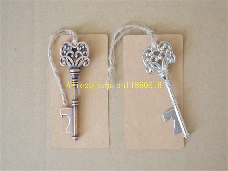 

50pcs Free Shipping Antique key Bottle Opener Beer bottle openers Wedding favors guest gift