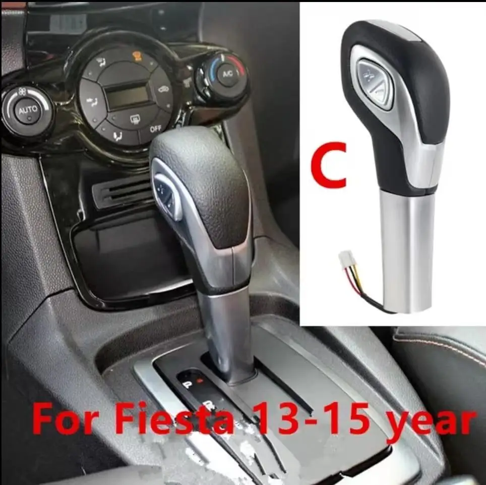 Automatic Gear Shifter Head Shift Lever Hand Ball Gear Knob Shift Head Auto Parts for Ford  Fiesta 2013 2014 2015