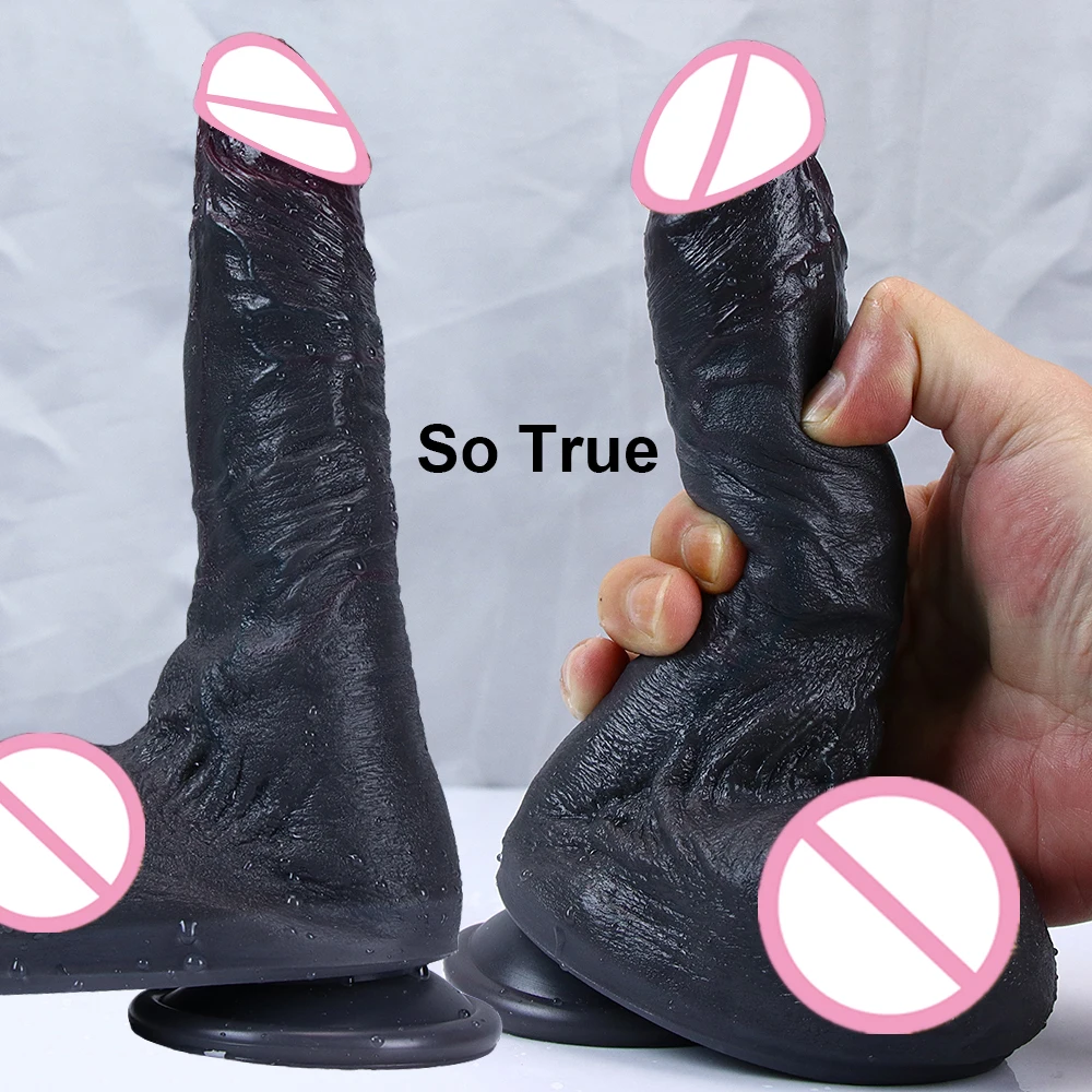 3Colors Super Realistic Makeup Dildo Real Veins Penis Perfect Texture Big Sexual Adults Product Anal Sex Toys For Woman Sexyshop