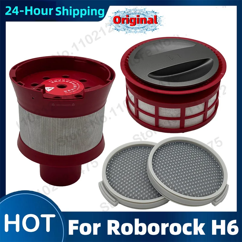 Original Roborock H6 Cyclone Multi-Cone Filter Parts For XiaoMi Mijia SCWXCQ01RR HEPA Post Filter Vacuum Cleaner Accessories