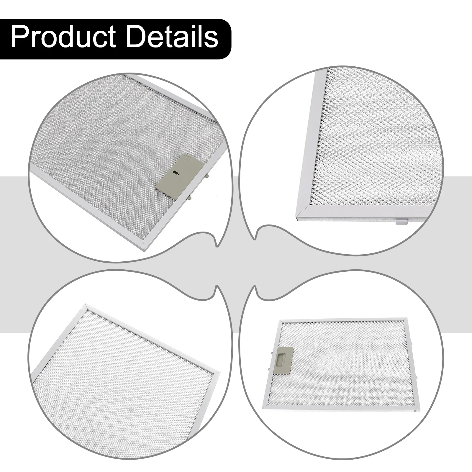 1pcs Hood Filter Oil Screen Oil Baffle Range Hood Stainless Steel Clean Filter Home Kitchen Accessories 340x280x9mm