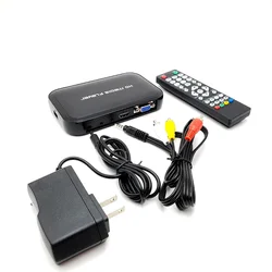 Mini reproductor de HDD Full HD 1080P H.264 MKV HDD, reproductor multimedia Compatible con HDMI, Centro USB OTG SD AV TV AVI RMVB RM M3