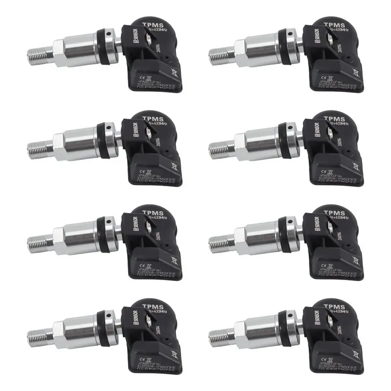 Reliable-8Pcs Programmable TPMS MX Sensor 315MHZ+433Mhz 2-In-1 Tire Pressure Sensor Monitor For Autel Tool TS408 TS508 ITS600