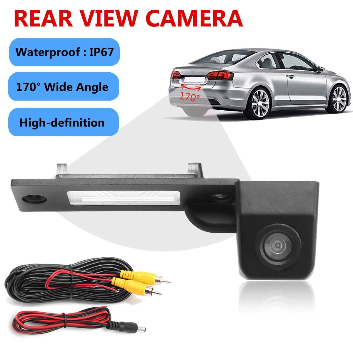 Car Reversing Parking Rear View Camera for VW Transporter T5 T30 Caddy Passat B5 Touran Jetta