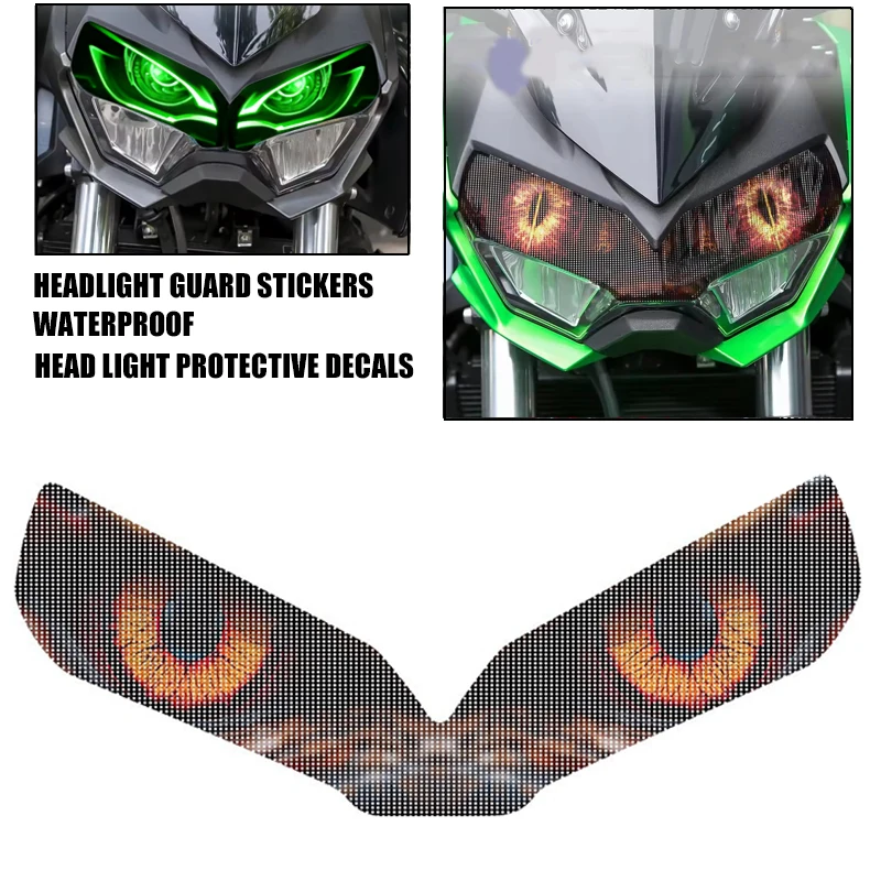 

Для Kawasaki Z400 Z 400 z400 2020-2023 2024 2025 водонепроницаемая защитная наклейка для фар мотоцикла, наклейка на голову, аксессуары