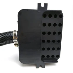 25mm Air Diesel Heater Intake Filter Silencer + Intake Duct Pipe Stretch Length 60cm/200cm + 2x Hose Clam For Car Truck VAN E