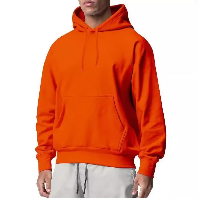 

Флисовая толстовка унисекс с капюшоном, зимняя спортивная одежда, однотонные, S-3XL, модная трансграничная одежда