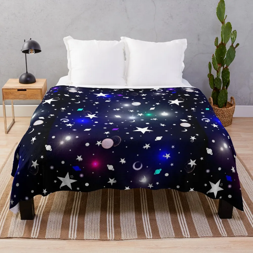 

Stargazing Throw Blanket fluffy blanket anime blankets and throws Sofa Quilt