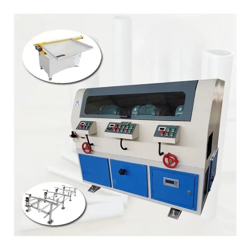 Industrial Metal Round Tube Pipe Polishing Machine - Large Diameter 4-100mm Range Automatic Surface Finishing Equipment