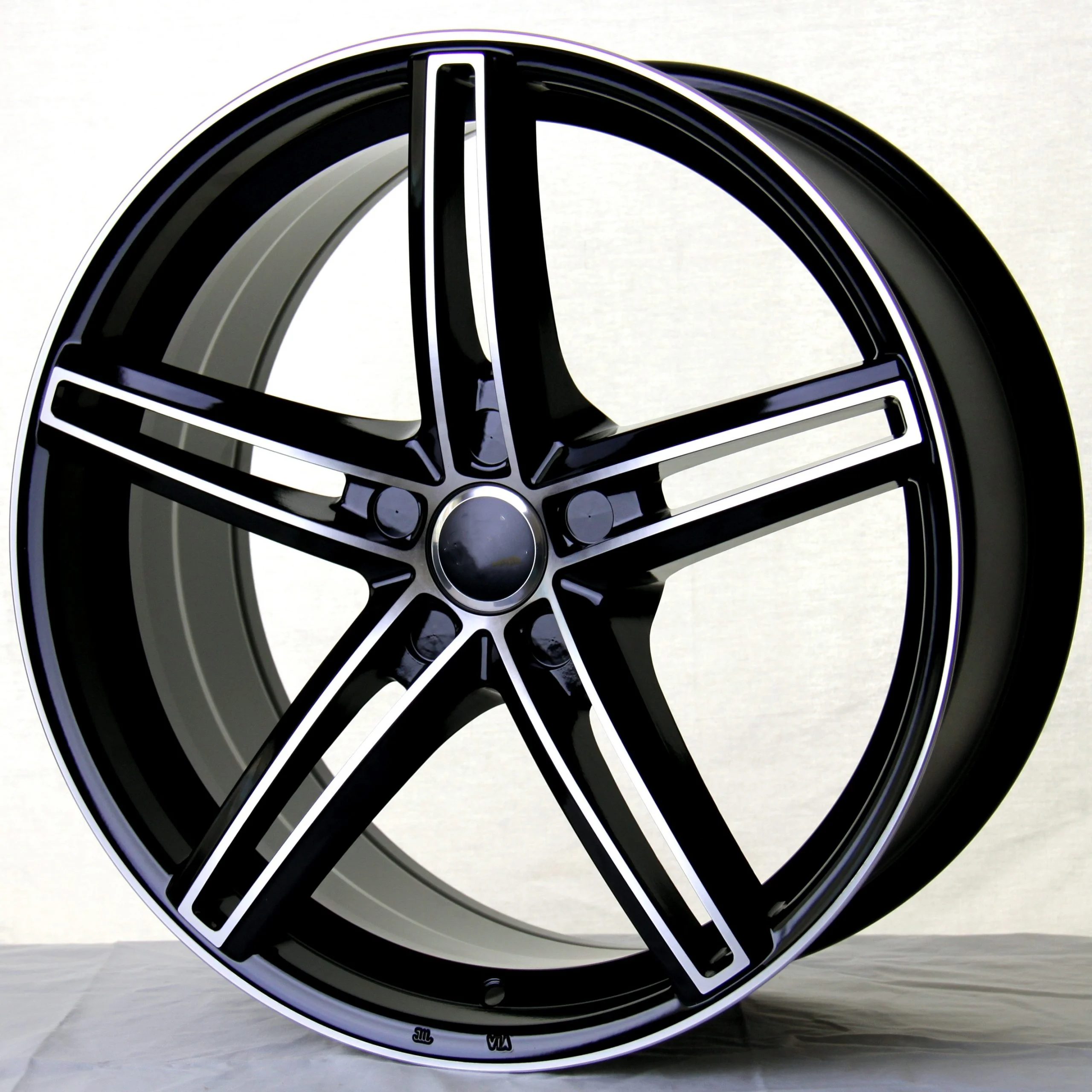 SYAC Hot Selling 17-22 Inch 5 Hole Forged Wheels Matte Black Machined Face Aluminum Alloy Passenger Car Wheels Customization