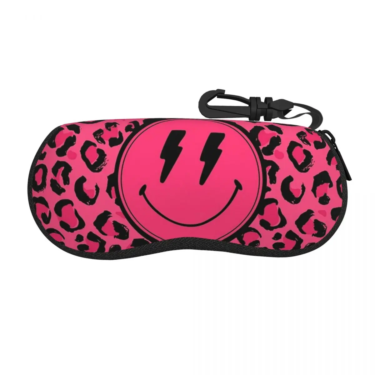 Preppy School Supplies, Preppy, Aesthetic, Preppy Pink, Leopard Print, Shell Glasses Case Protective Sunglasses Box Eyeglass Bag