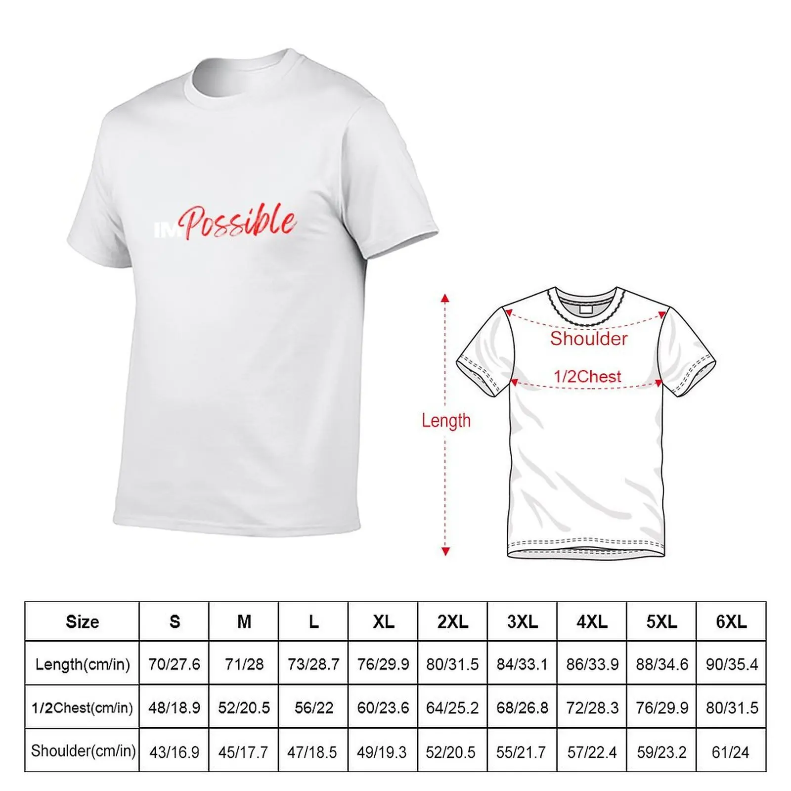 Process am Trust Possible- I The T-Shirt Plus Size Outdoor Casual Top